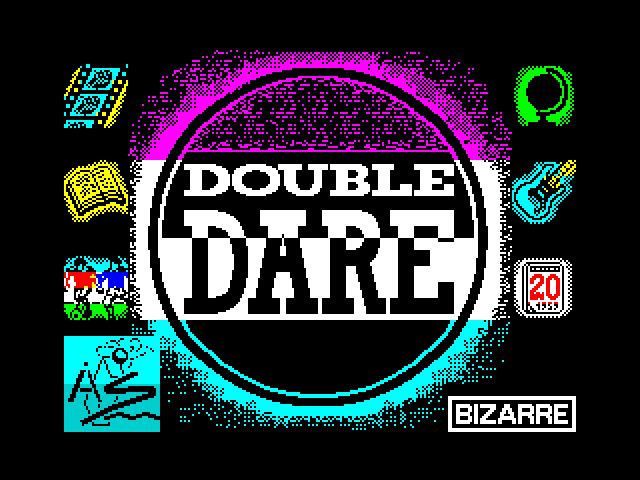 Double Dare title screen for ZX Spectrum
